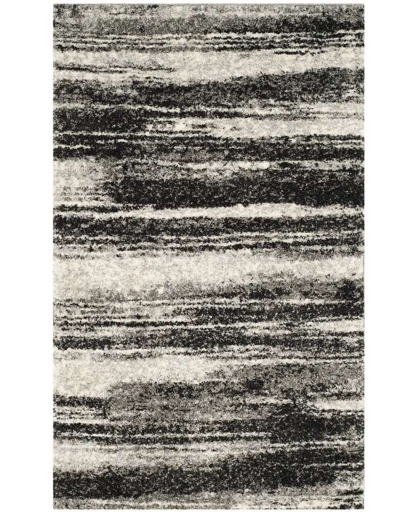 Safavieh Retro RET2693 Dark Gray and Light Gray 3' x 5' Area Rug