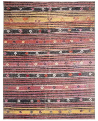 Safavieh Montage MTG217 Rust and Multi 9' x 12' Outdoor Area Rug