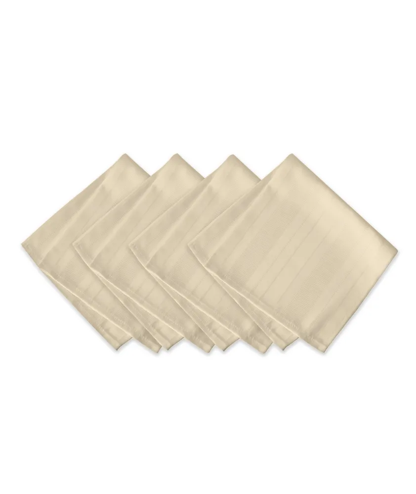 Elrene Denley Stripe Set of 4 Napkins