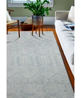 Carah Crh-108 Light Blue 2'6" x 8' Runner Area Rug