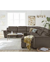 Julius Ii Leather Power Reclining Sectional Sofa Collection With Power Headrests Usb Power Outlet Created For Macys