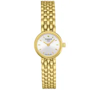 Tissot Women's Swiss T-Lady Lovely Gold-Tone Pvd Stainless Steel Bracelet Watch 19.5mm