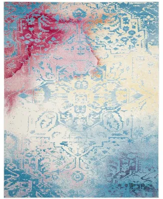 Safavieh Watercolor WTC620 Light Blue and Light Yellow 8' x 10' Area Rug