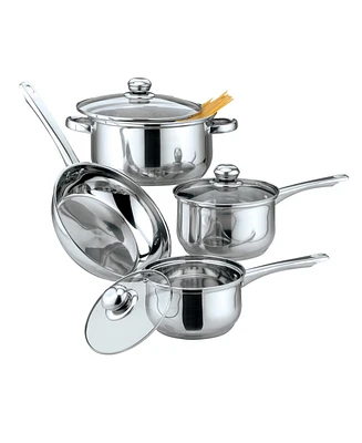 Culinary Edge High Quality 7 Piece Stainless Steel Cookware Set