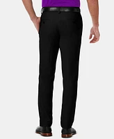 Haggar Men's Cool 18 Pro Slim-Fit 4-Way Stretch Moisture-Wicking Non-Iron Dress Pants