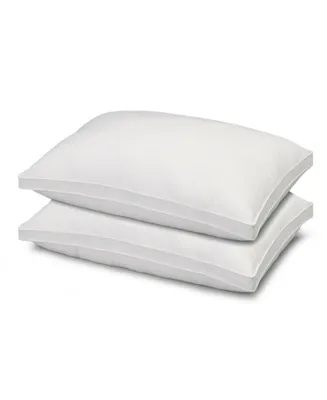 Ella Jayne Gusseted Soft Plush Down Alternative Stomach Sleeper Pillow, Standard - Set of 2