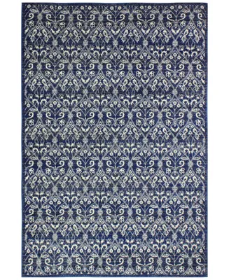 Closeout! Medley 5439A Dark Blue 7'6" x 9'6" Area Rug