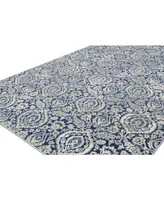 Closeout! Medley 5440A Dark Blue 3'6" x 5'6" Area Rug