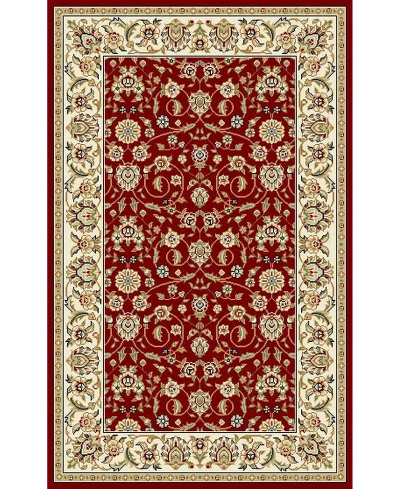 Safavieh Lyndhurst LNH312 Red and Ivory 5'3" x 7'6" Area Rug