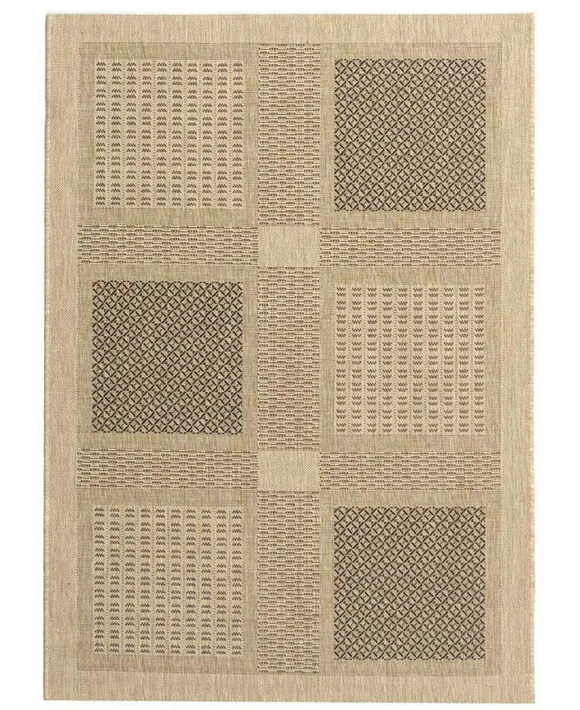 Safavieh Courtyard CY1928 Sand and Black 2' x 3'7" Outdoor Area Rug