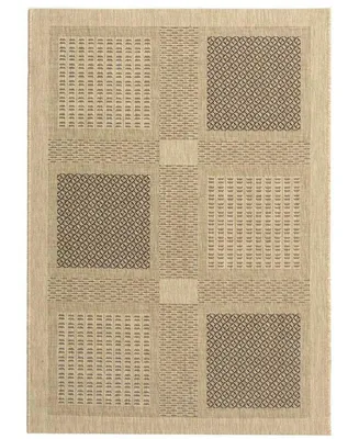 Safavieh Courtyard CY1928 Sand and Black 2' x 3'7" Outdoor Area Rug