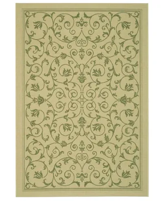 Safavieh Courtyard CY2098 Natural and Olive 2' x 3'7" Outdoor Area Rug