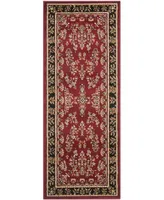 Safavieh Lyndhurst LNH331 Red and Black 2'3" x 10' Runner Area Rug