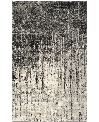 Safavieh Retro RET2770 Black and Light Gray 3' x 5' Area Rug