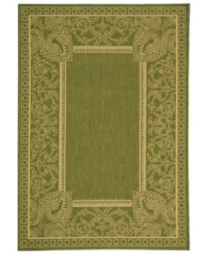 Safavieh Courtyard Cy2965 Natural Olive Outdoor Area Rug Collection