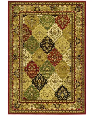 Safavieh Lyndhurst LNH221 Multi and Red 4' x 6' Area Rug