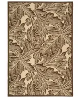 Safavieh Courtyard CY2996 Natural and Chocolate 2'7" x 5' Outdoor Area Rug