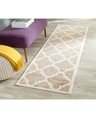 Safavieh Amherst AMT423 Wheat and Beige 2'3" x 9' Runner Area Rug