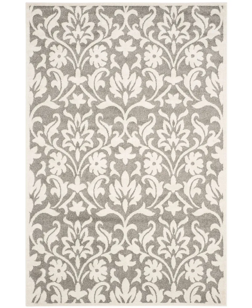 Safavieh Amherst AMT424 Dark Gray and Beige 5' x 8' Area Rug