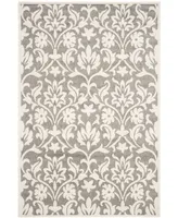 Safavieh Amherst AMT424 Dark Gray and Beige 5' x 8' Area Rug