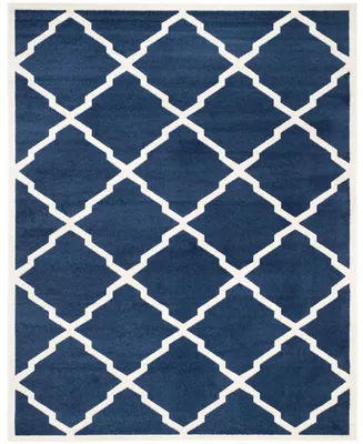 Safavieh Amherst AMT421 Navy and Beige 9' x 12' Area Rug