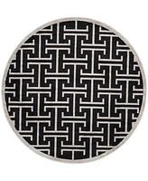 Safavieh Amherst AMT404 Anthracite and Light Gray 7' x 7' Round Area Rug