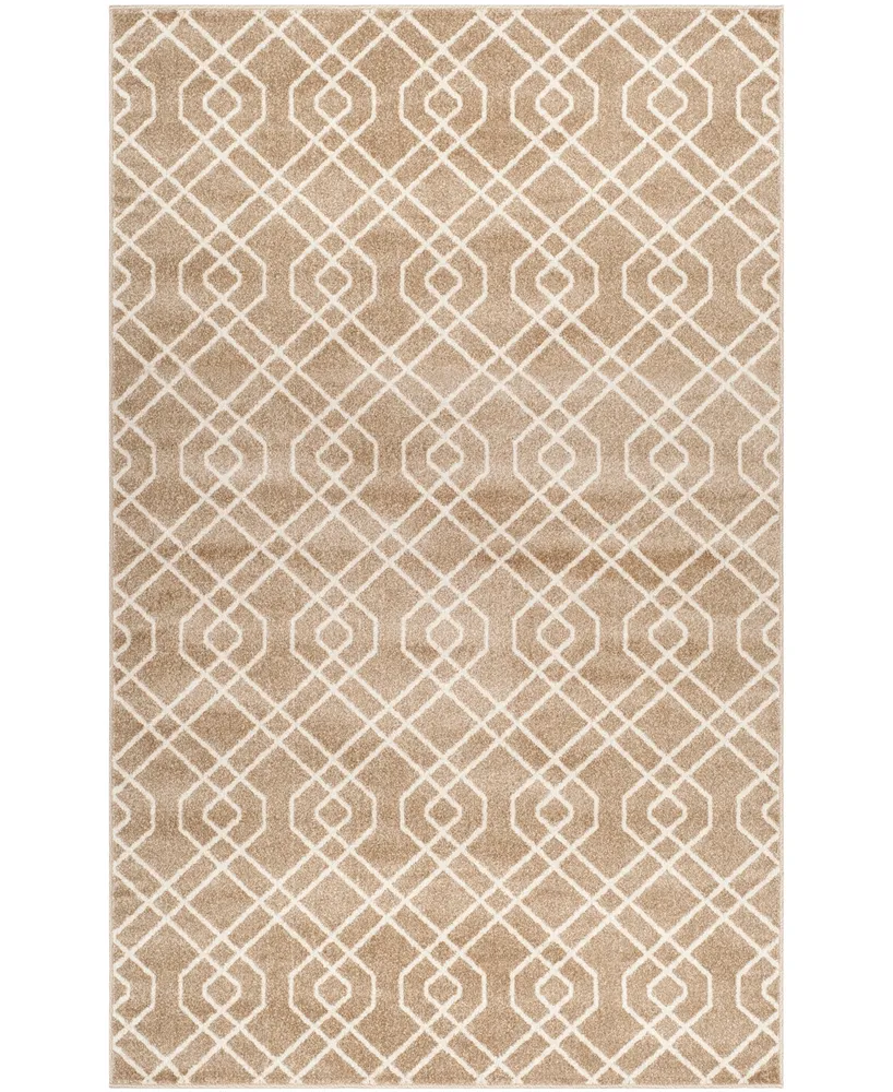 Safavieh Amherst AMT407 Wheat and Beige 5' x 8' Area Rug