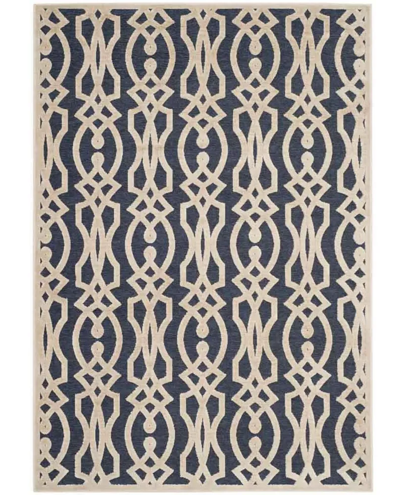 Martha Stewart Collection Azurite Blue 8' x 11'2" Outdoor Area Rug, Created for Macy's