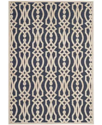 Martha Stewart Collection Azurite Blue 8' x 11'2" Outdoor Area Rug, Created for Macy's
