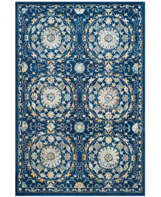 Safavieh Evoke EVK252 Navy and Ivory 10' x 14' Area Rug