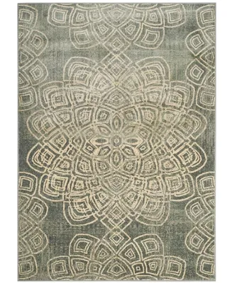 Safavieh Constellation Vintage CNV751 Light Gray and Multi 6'7" x 9'2" Area Rug