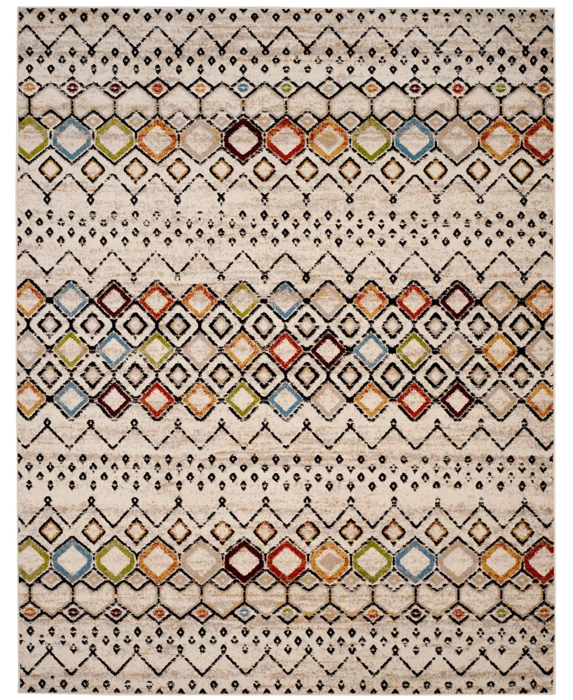 Safavieh Amsterdam Ivory and Multi 12' x 18' Outdoor Area Rug