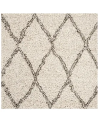 Safavieh Hudson Ivory and Gray 7' x 7' Square Area Rug
