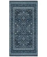 Safavieh Classic Vintage CLV101 Blue and Charcoal 4' x 6' Area Rug