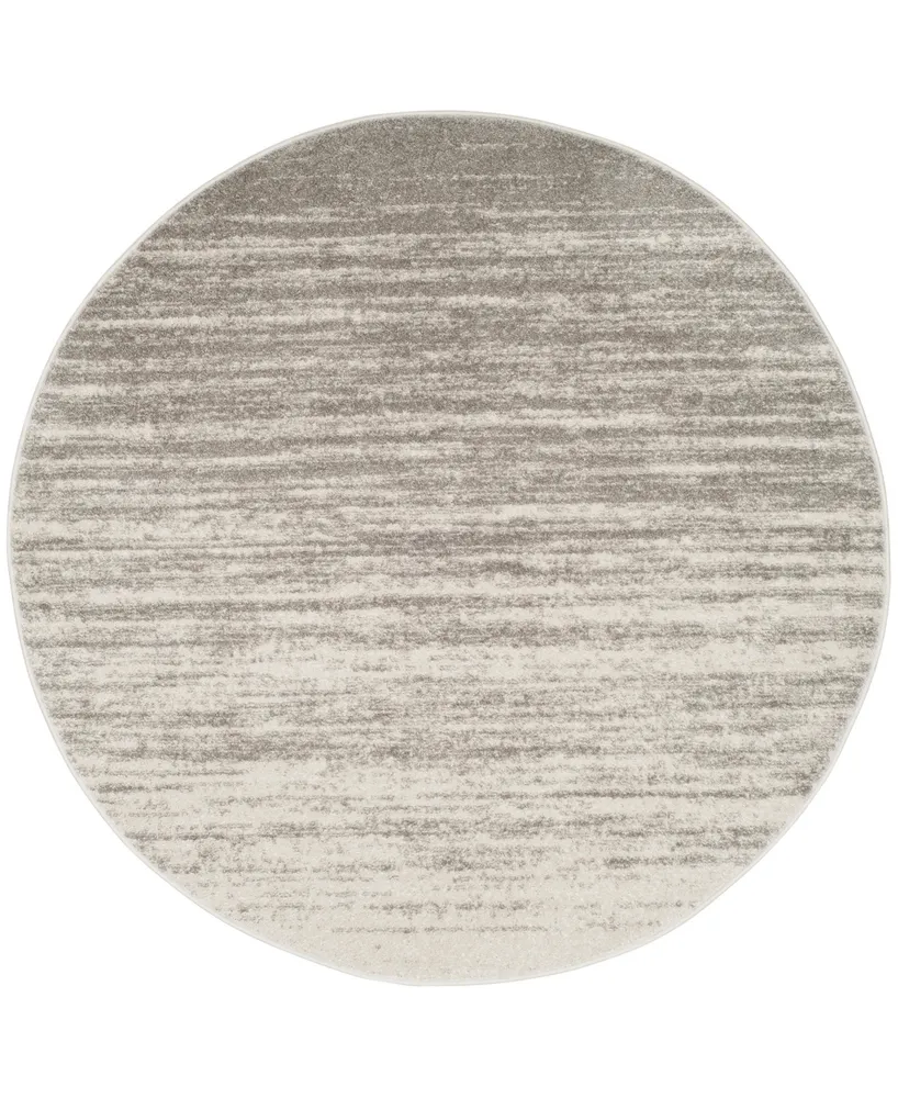 Safavieh Adirondack 113 Light Gray and Gray 9' x 9' Round Area Rug