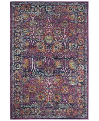 Safavieh Granada GRA352 Fuchsia and Multi 2'2" x 7' Sisal Weave Runner Area Rug