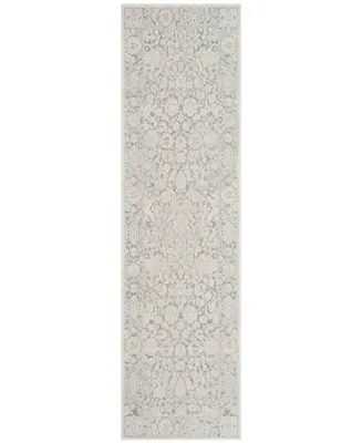 Safavieh Reflection RFT667 Light Grey and Cream 2'3" x 6' Runner Area Rug