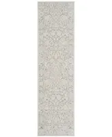 Safavieh Reflection RFT667 Light Grey and Cream 2'3" x 6' Runner Area Rug