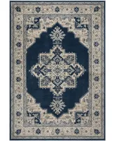 Safavieh Brentwood BNT865 Navy and Creme 8' x 10' Area Rug