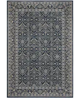 Safavieh Brentwood BNT870 Navy and Light Gray 8' x 10' Sisal Weave Area Rug