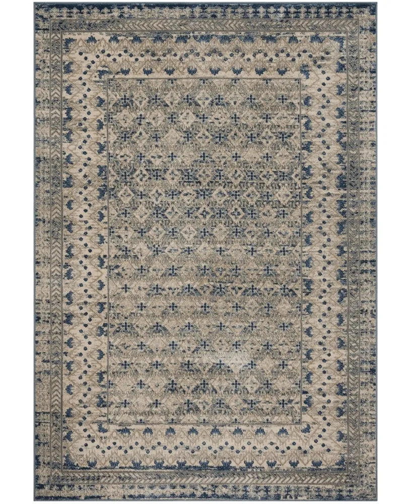 Safavieh Brentwood BNT899 Light Gray and Blue 8' x 10' Area Rug