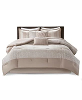 Madison Park Ava Jacquard Chenille 7-Pc. Comforter Set