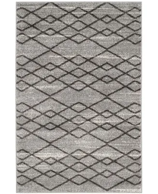 Safavieh Tunisia TUN297 Gray and Black 5' x 8' Area Rug