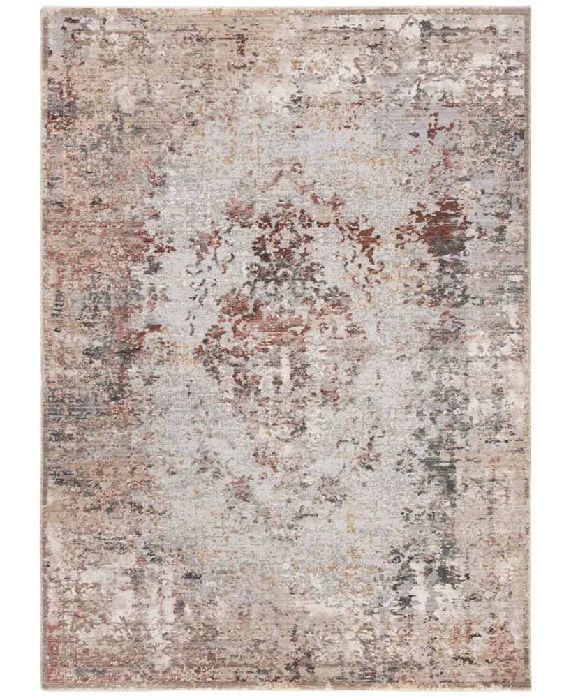 Safavieh Winston WNT351 Gray and Rust 4' x 6' Area Rug