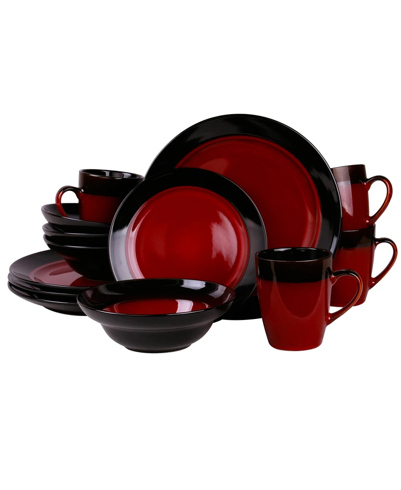 Elama Tanizia 16 Pc. Dinnerware Set, Service for 4