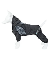 Pet Life Active 'Pawsterity' Performance Two Toned Full Bodied Hoodie