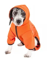 Pet Life Active 'Pawsterity' Performance Two Toned Full Bodied Hoodie