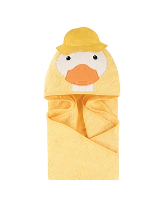 Little Treasure Baby Unisex Cotton Animal Face Hooded Towel