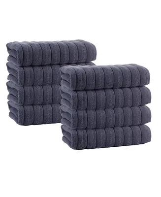 Depera Home Vague 8-Pc. Hand Towels Turkish Cotton Towel Set