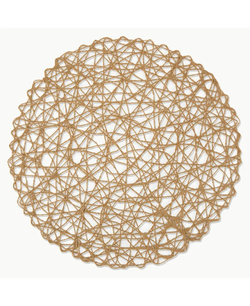 Woven Paper Round Placemat
